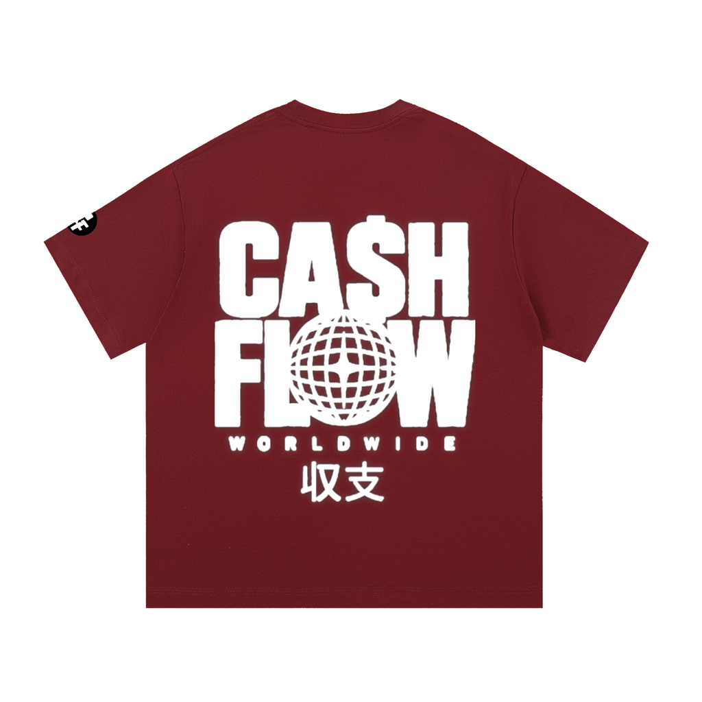 "CashFlow Worldwide" Essential Cotton T-Shirt