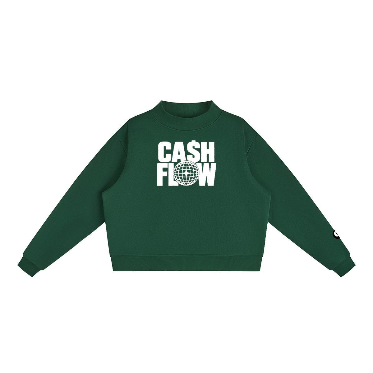 "CashFlow Worldwide" Essential Fleece Neck Crew Sweatshirt