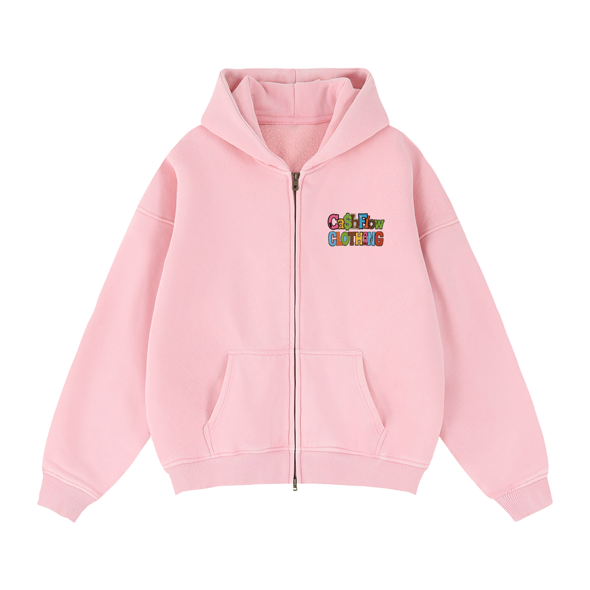 "Skool Kidz" Sun Washed Zip Hoodie