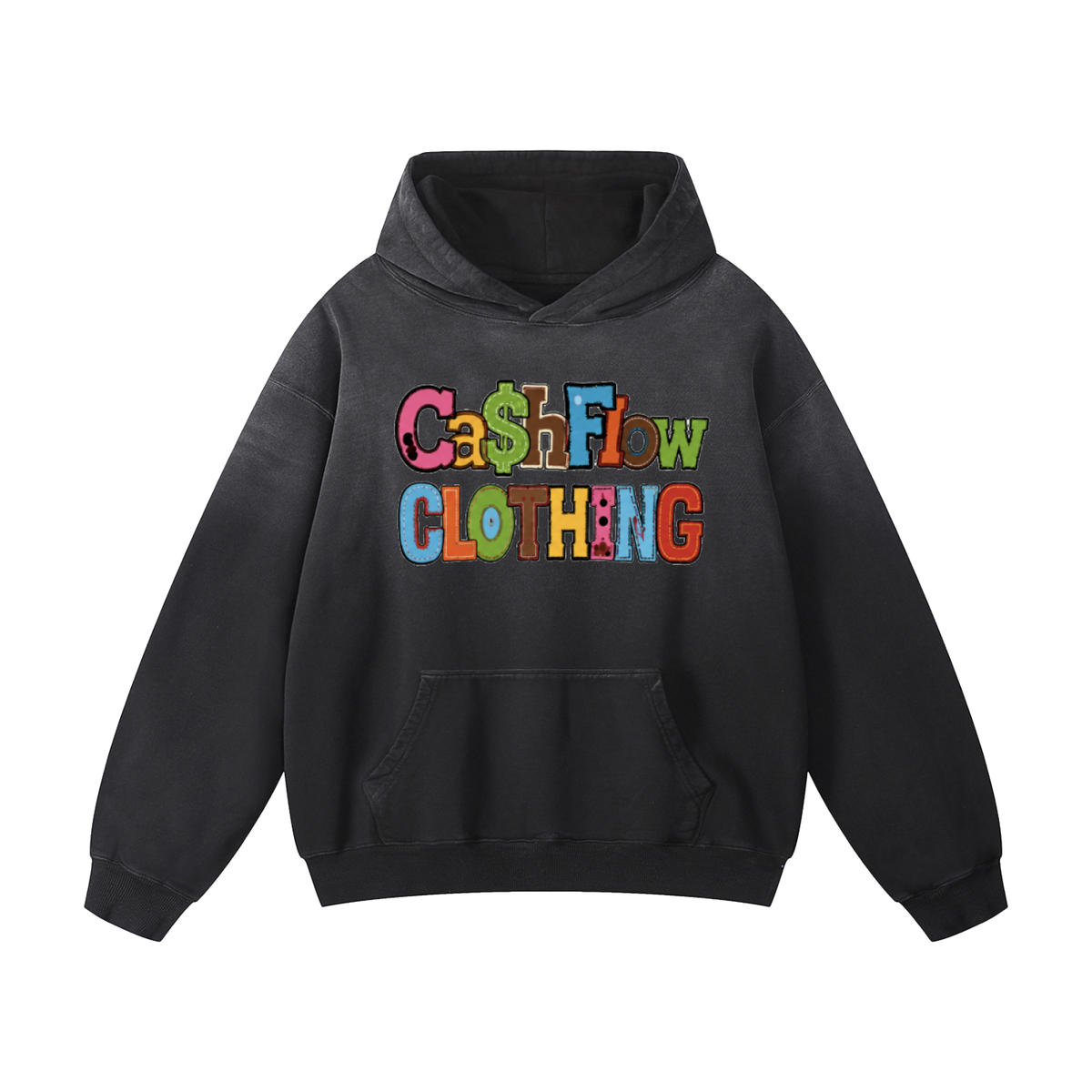 "Skool Kidz" Heavyweight Sunfade Oversized Pullover Hoodie