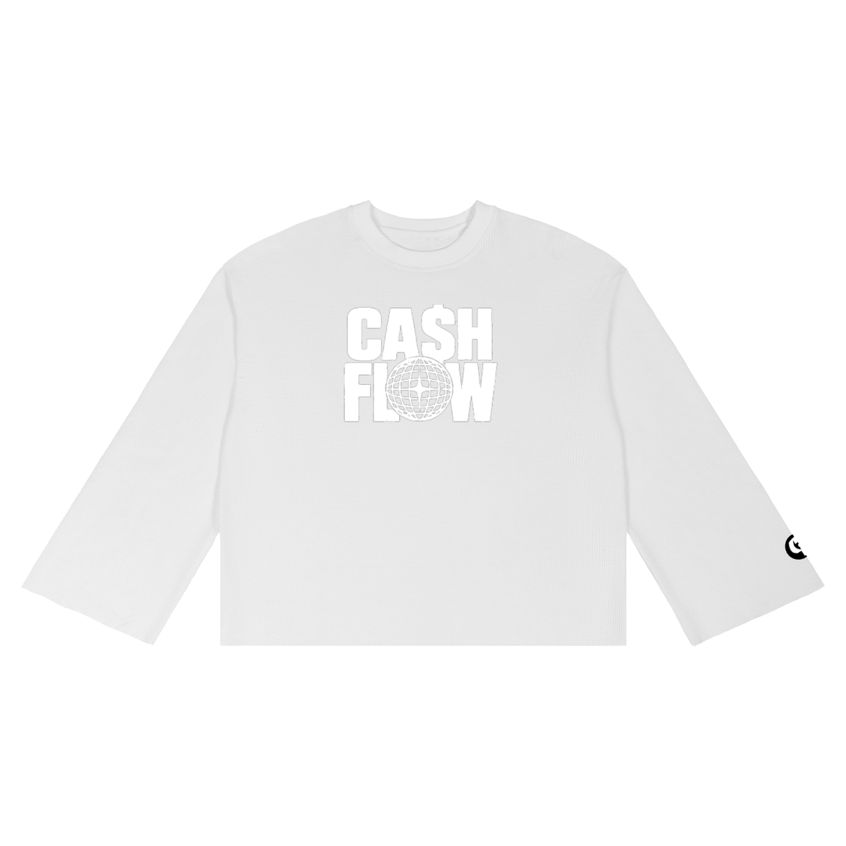 "CashFlow Worldwide" Unisex Waffle Raw Edge Shirt