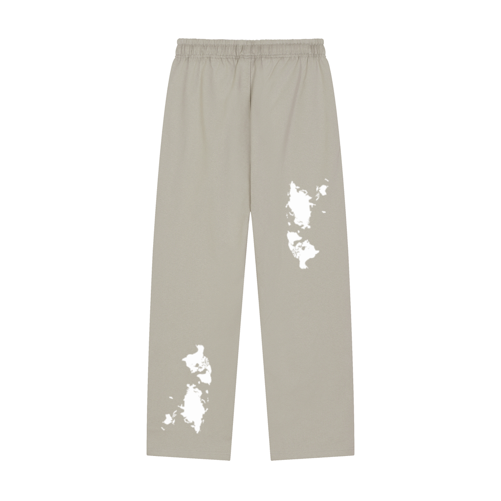 "CashFlow WorldWide" Solid Color Straight-Leg Sweatpants
