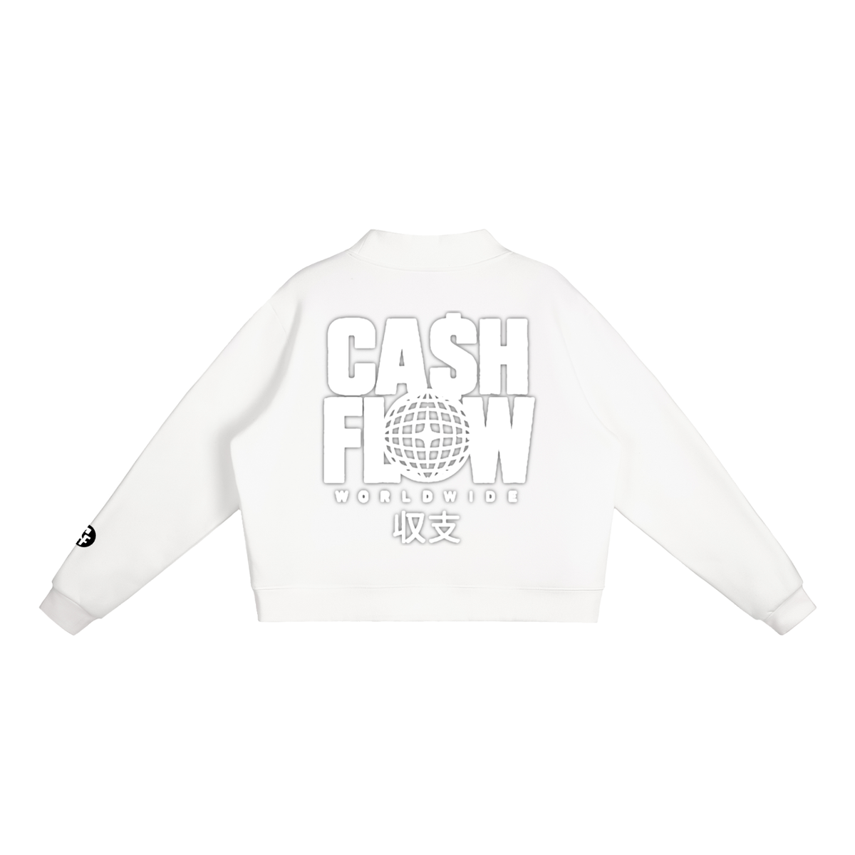 "CashFlow Worldwide" Essential Fleece Neck Crew Sweatshirt