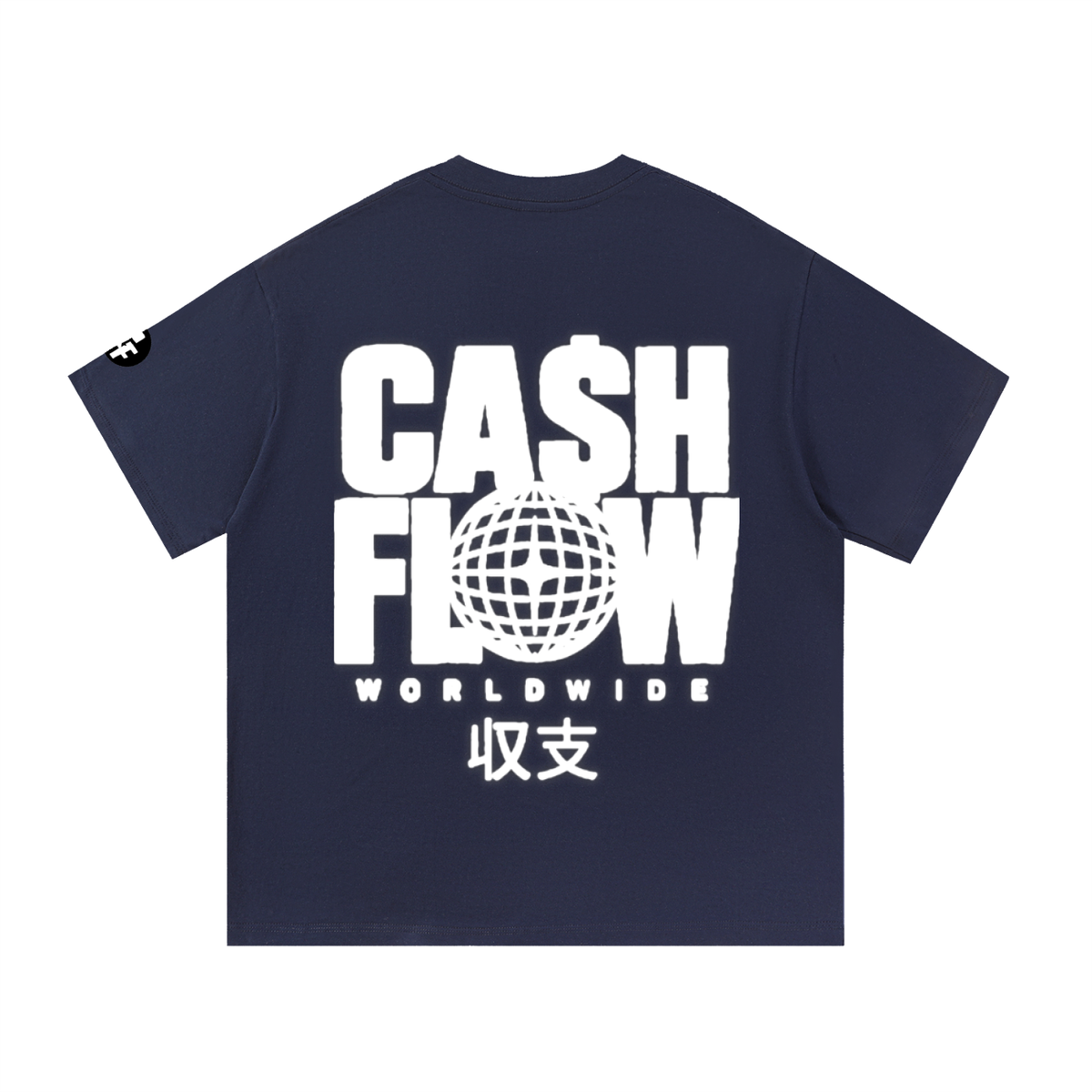 "CashFlow Worldwide" Essential Cotton T-Shirt