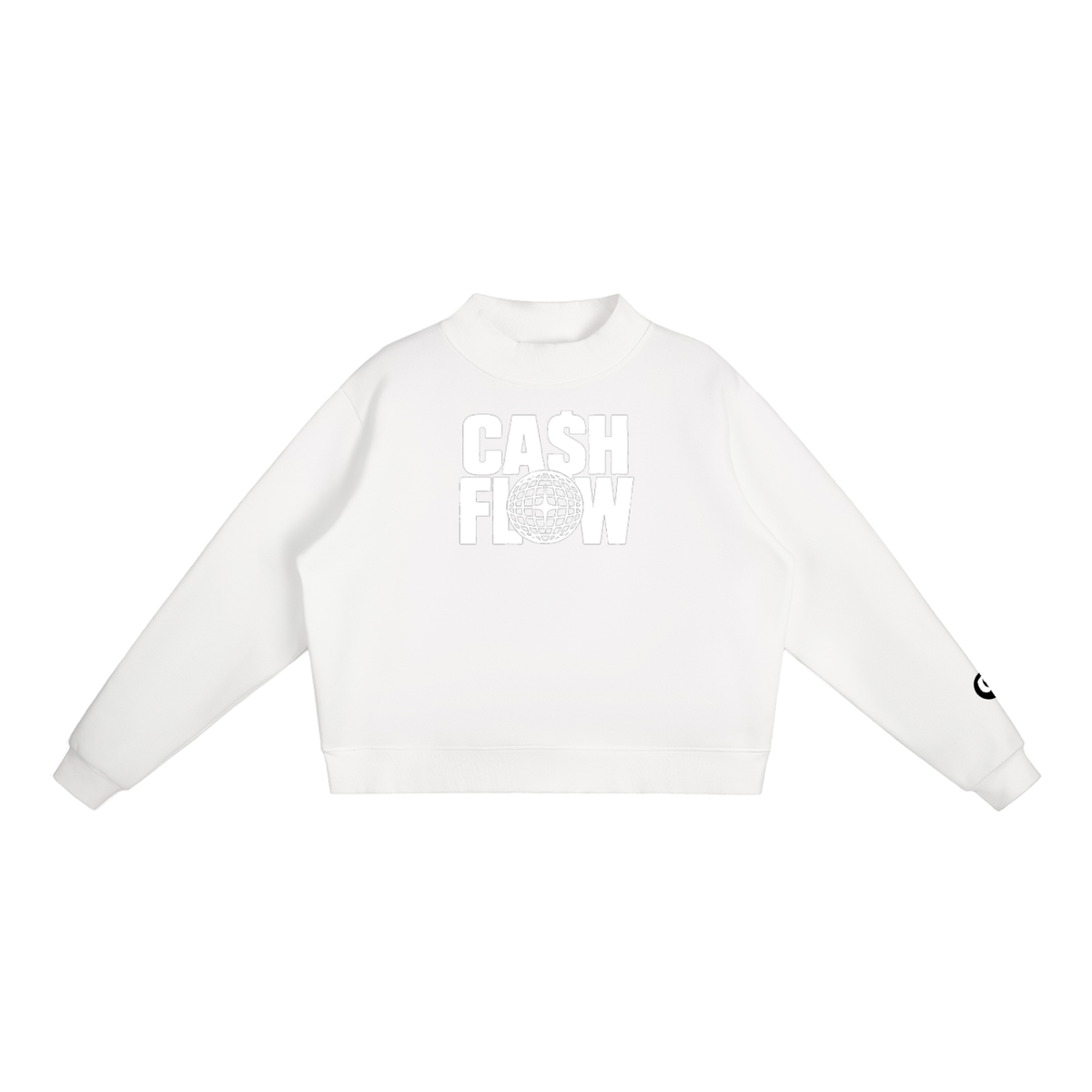 "CashFlow Worldwide" Essential Fleece Neck Crew Sweatshirt