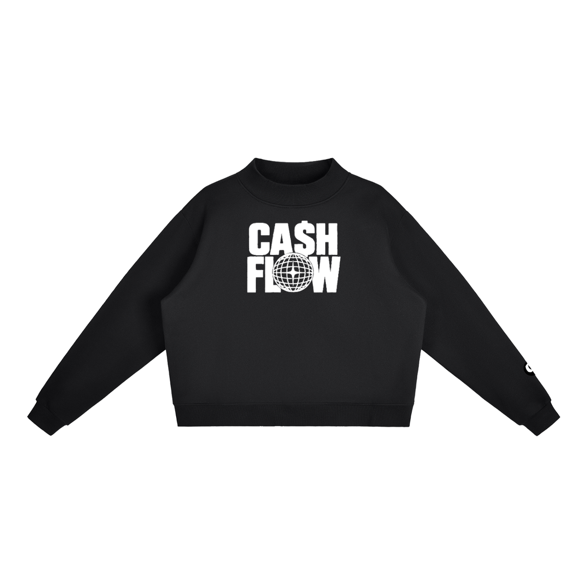"CashFlow Worldwide" Essential Fleece Neck Crew Sweatshirt