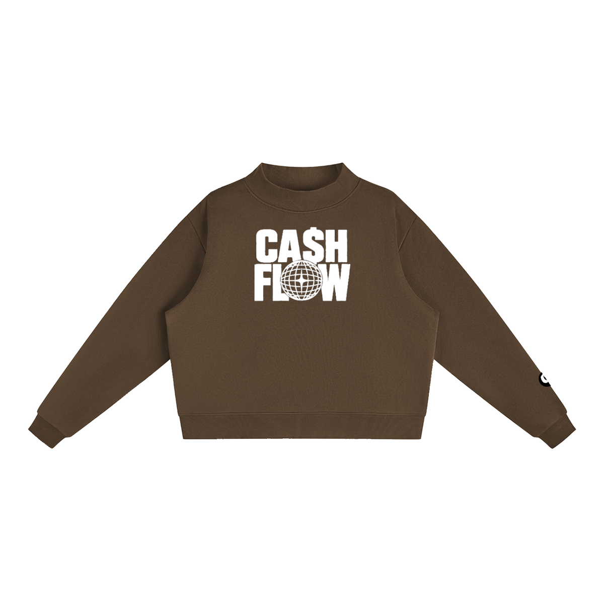 "CashFlow Worldwide" Essential Fleece Neck Crew Sweatshirt