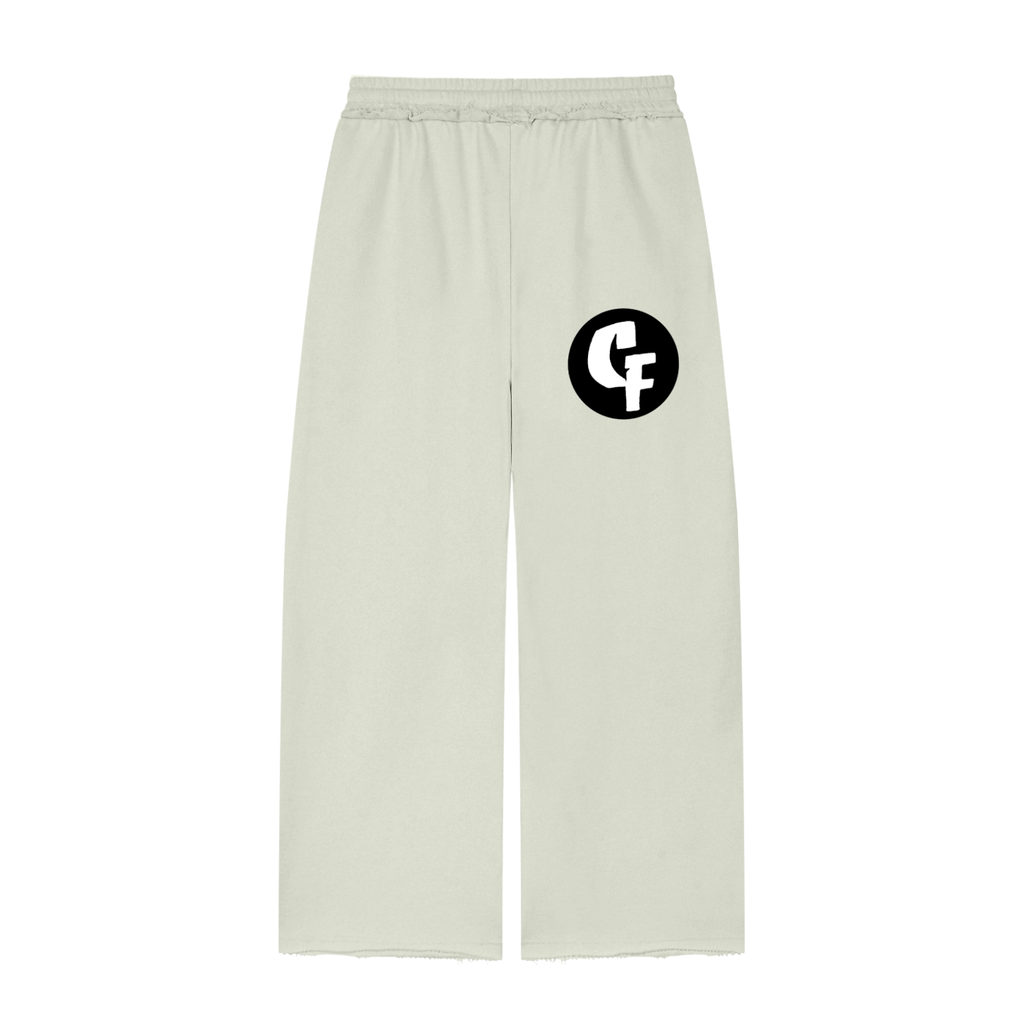 "CashFlow Worldwide" Women’s Wide Leg Raw Edge Sweatpants