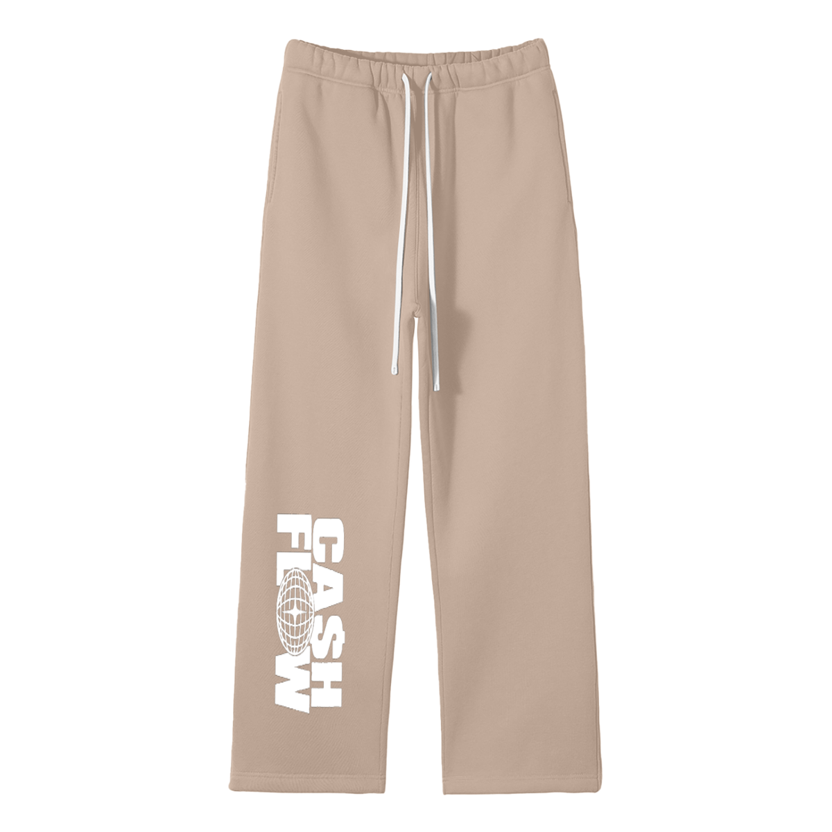 "CashFlow WorldWide" Fleece Straight Leg Pants