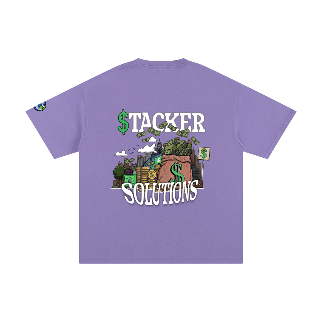 "Stacker Solutions" Unisex Pure Cotton T-Shirt