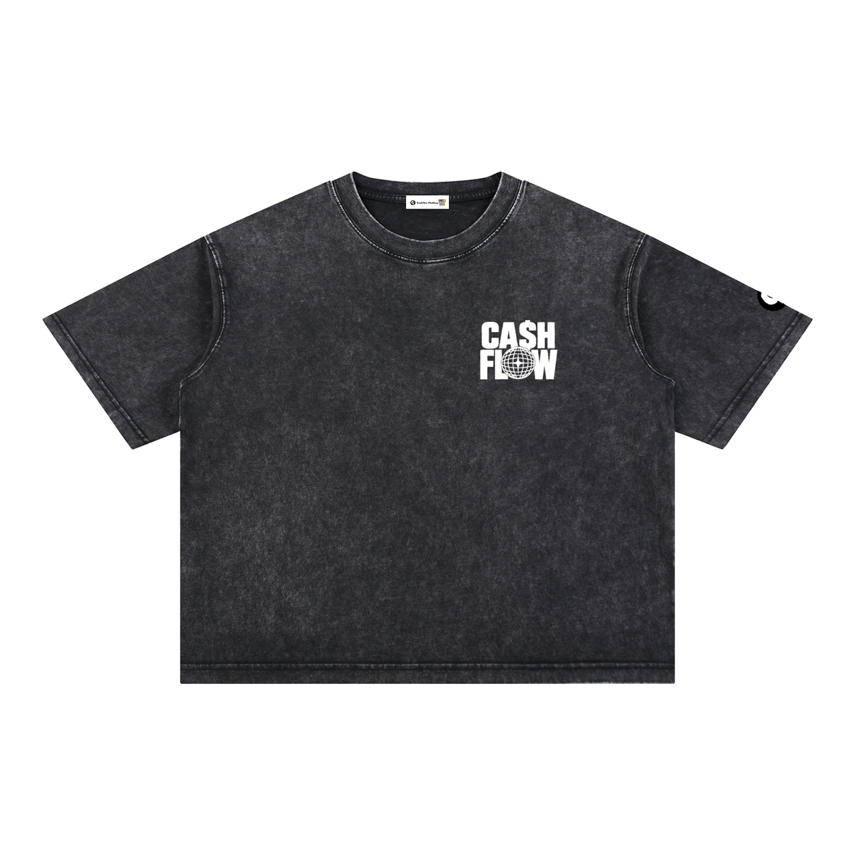 "CashFlow Worldwide"  Acid Wash T-Shirt