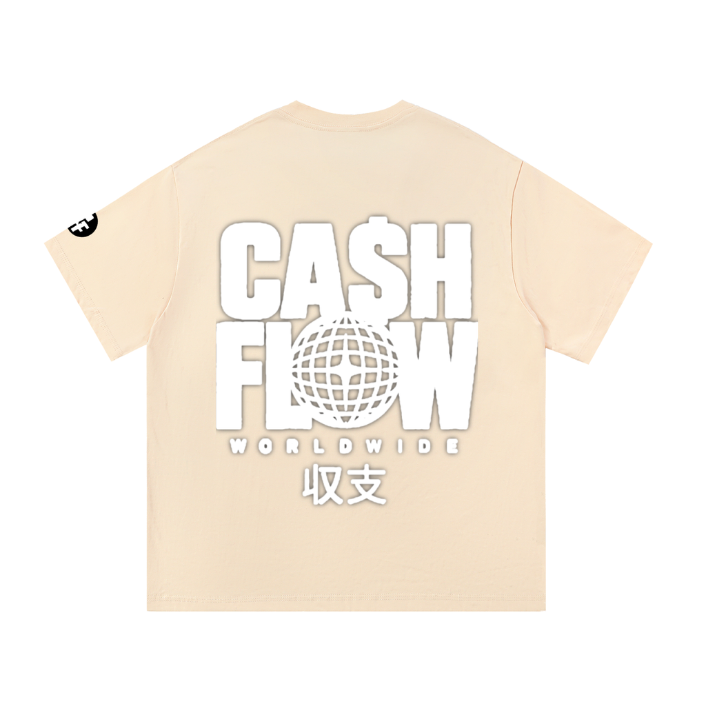 "CashFlow Worldwide" Essential Cotton T-Shirt