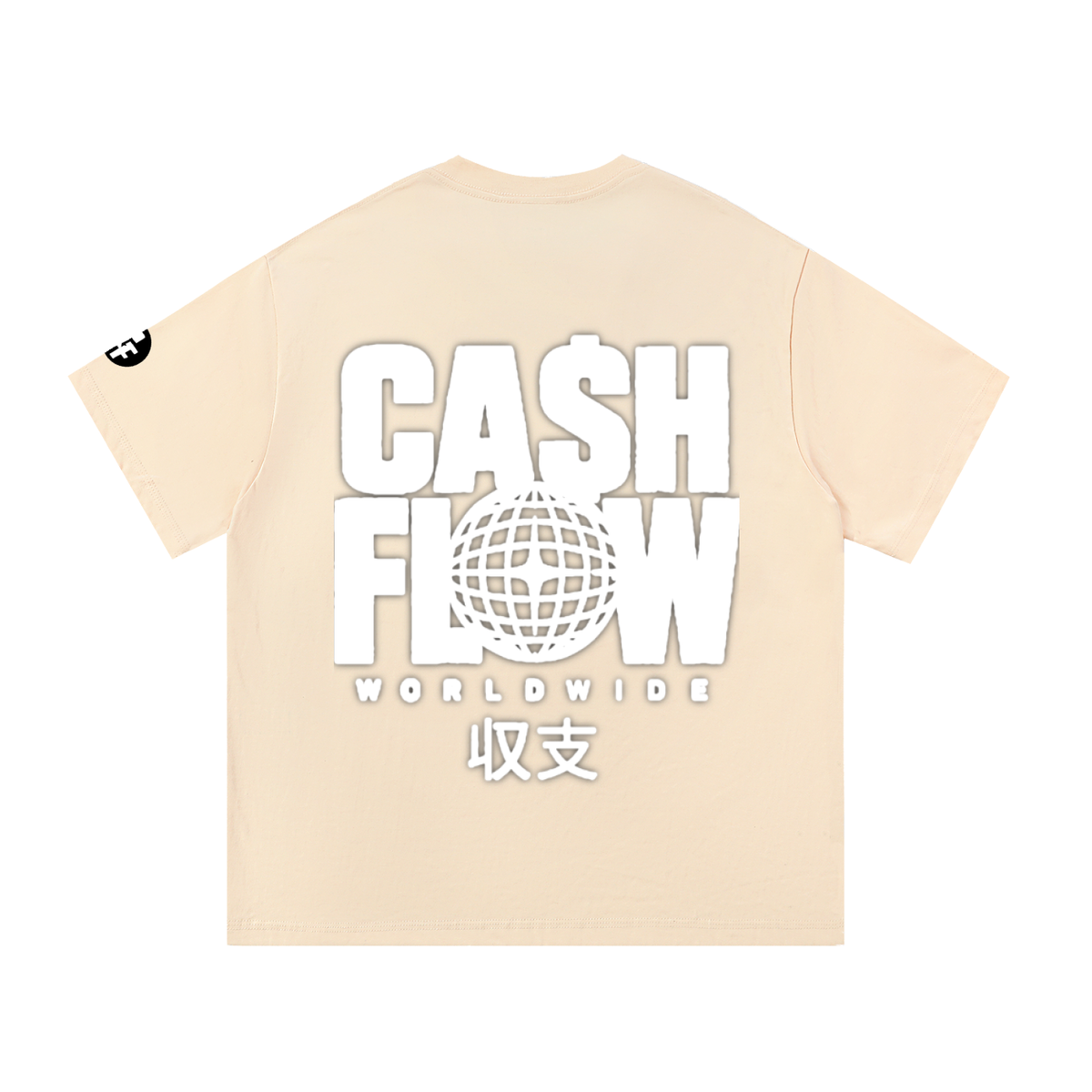 "CashFlow Worldwide" Essential Cotton T-Shirt
