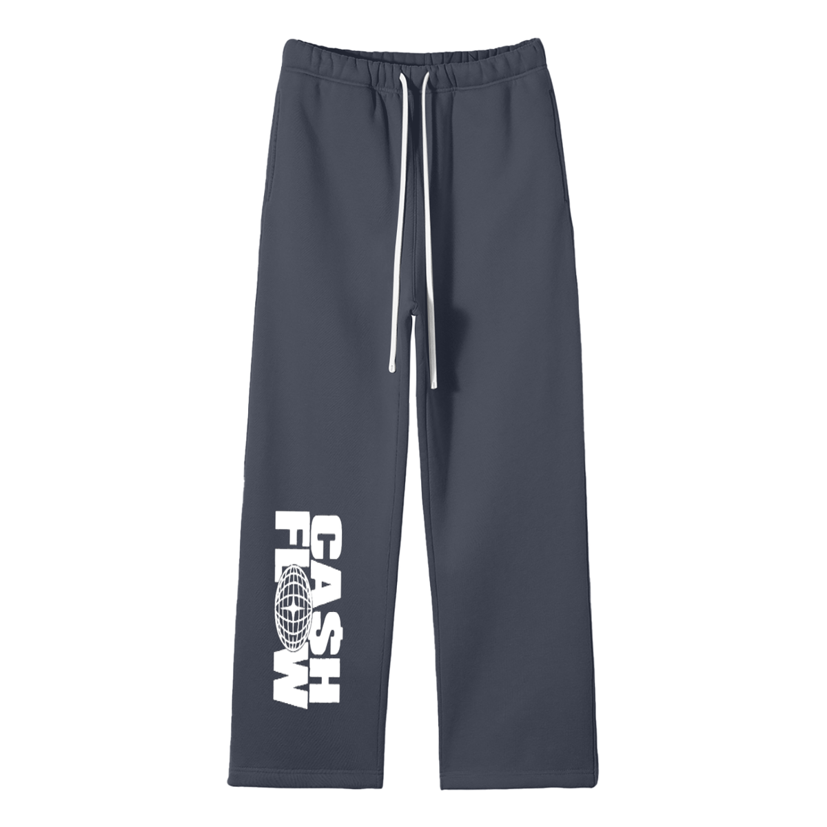 "CashFlow WorldWide" Fleece Straight Leg Pants