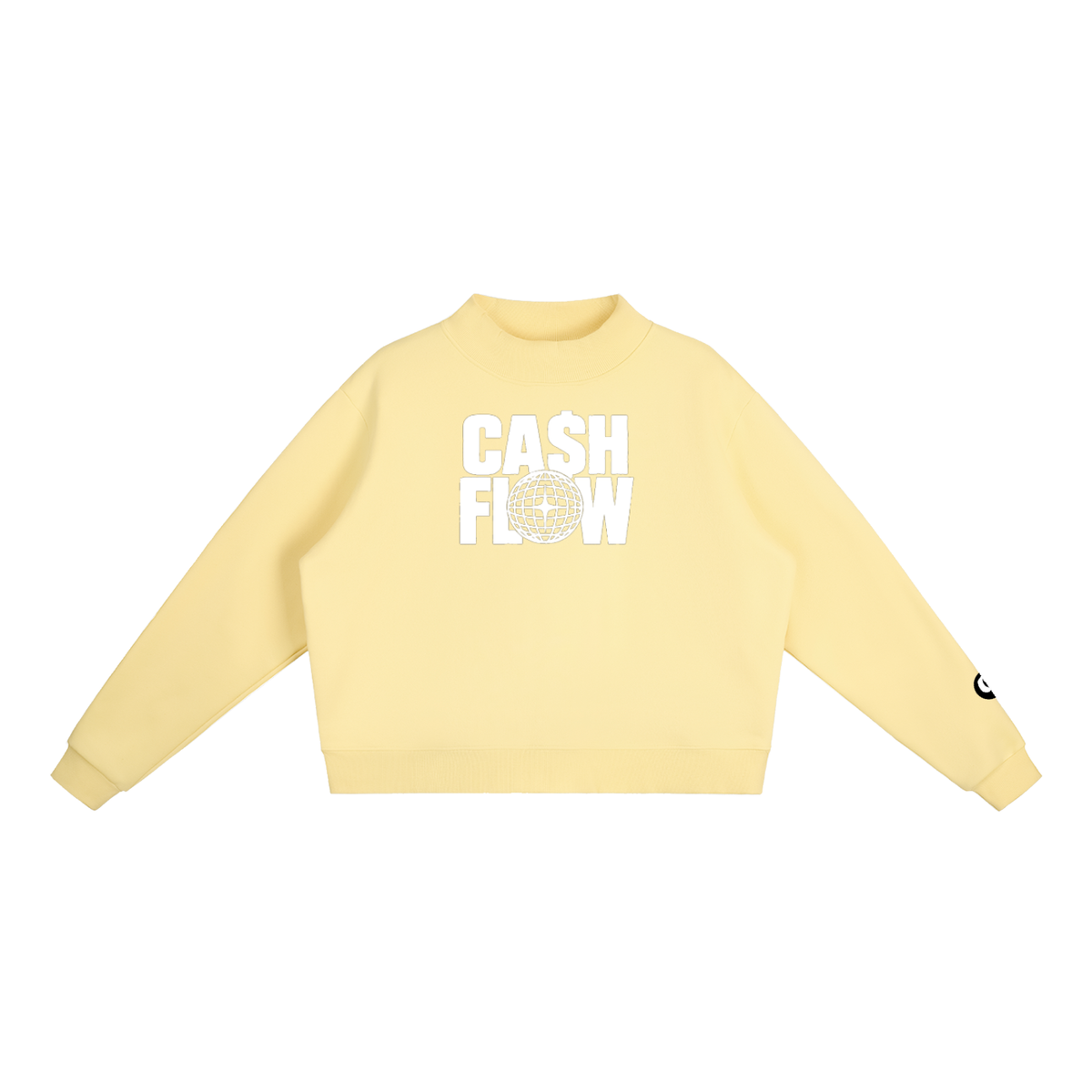 "CashFlow Worldwide" Essential Fleece Neck Crew Sweatshirt