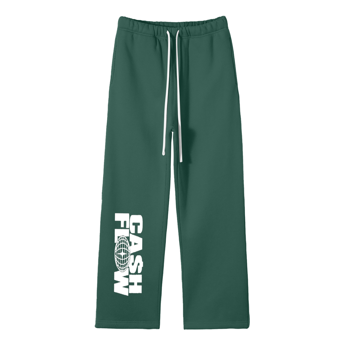 "CashFlow WorldWide" Fleece Straight Leg Pants