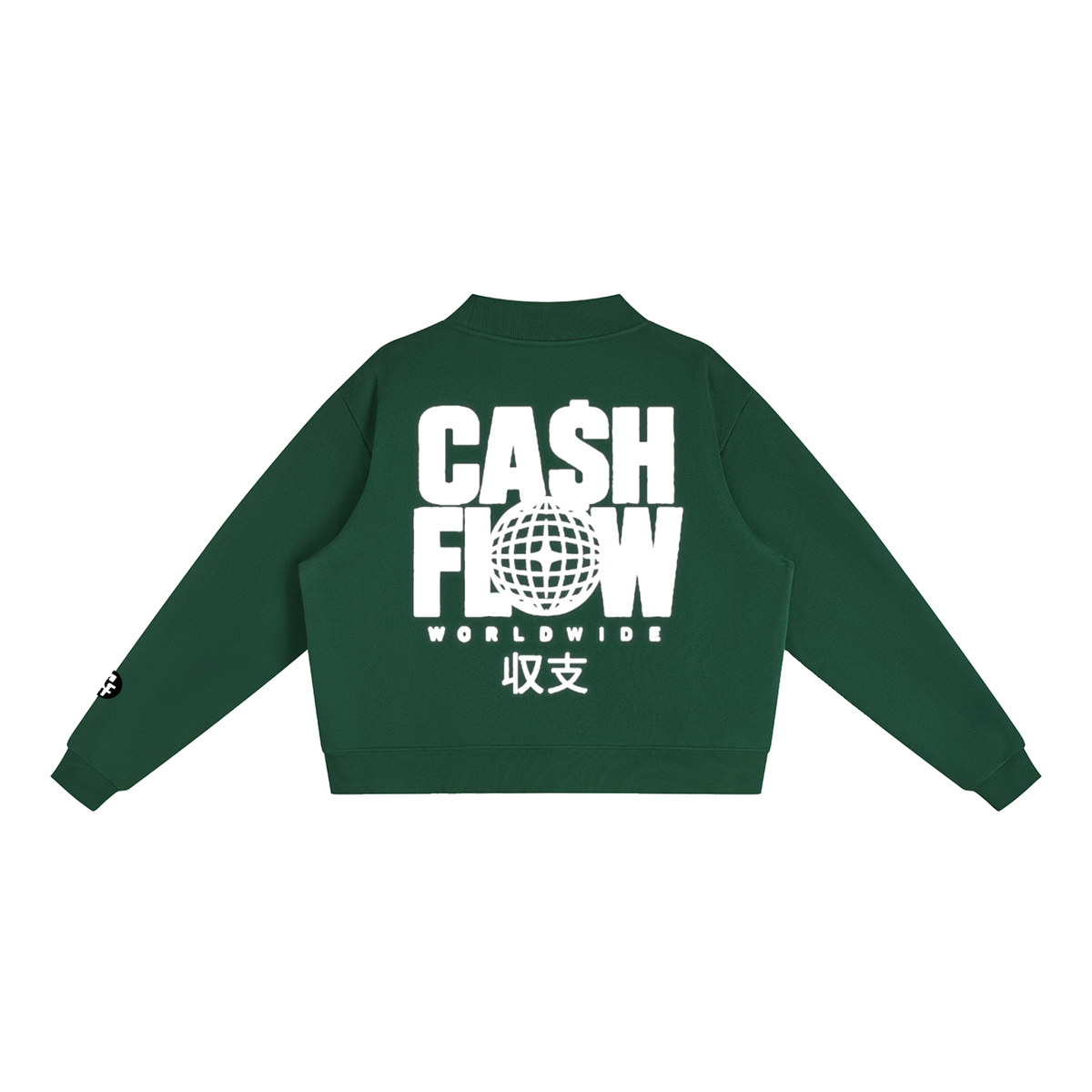 "CashFlow Worldwide" Essential Fleece Neck Crew Sweatshirt