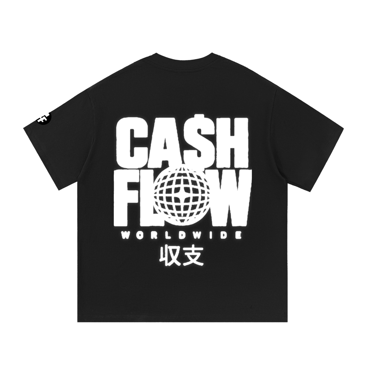 "CashFlow Worldwide" Essential Cotton T-Shirt