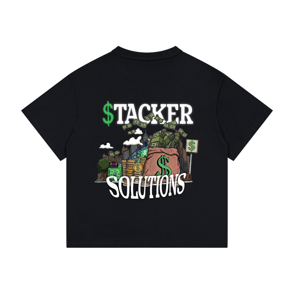 CashFlow Kids "Stacker Solutions" Kid's Loose Fit Drop Shoulder T-Shirt