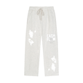"CashFlow WorldWide" Solid Color Straight-Leg Sweatpants