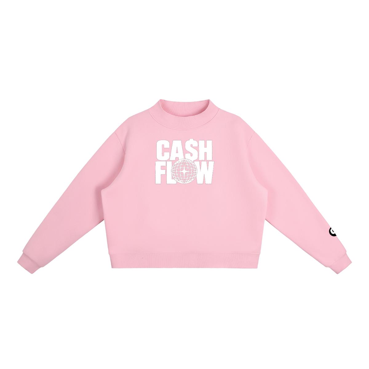 "CashFlow Worldwide" Essential Fleece Neck Crew Sweatshirt