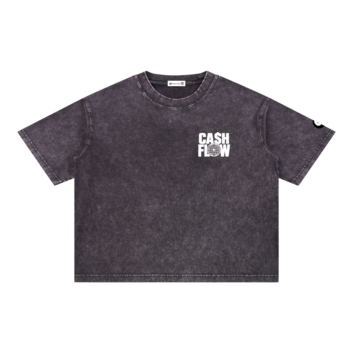 "CashFlow Worldwide"  Acid Wash T-Shirt