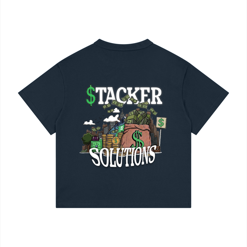 CashFlow Kids "Stacker Solutions" Kid's Loose Fit Drop Shoulder T-Shirt