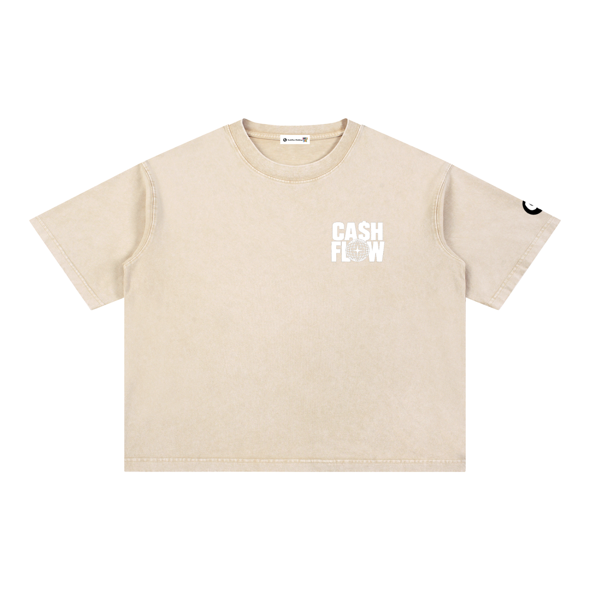 "CashFlow Worldwide"  Acid Wash T-Shirt