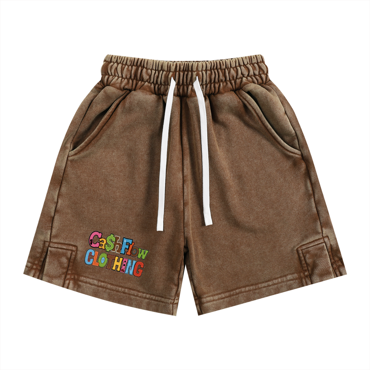 CashFlow Kids "Skool Kidz" Snow Washed Shorts