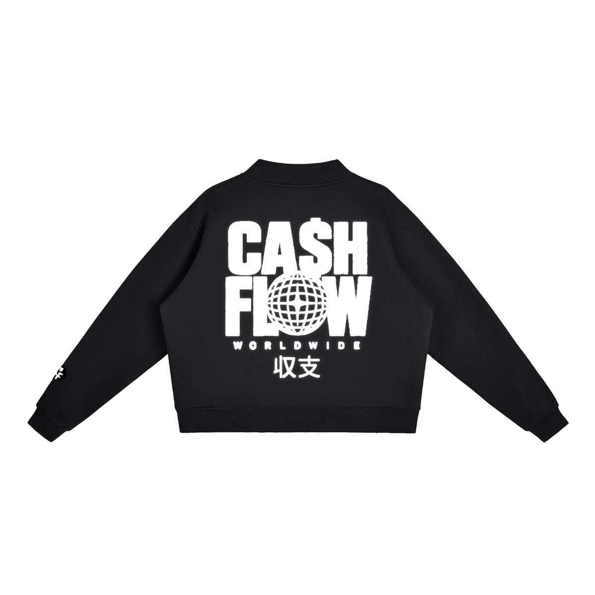 "CashFlow Worldwide" Essential Fleece Neck Crew Sweatshirt
