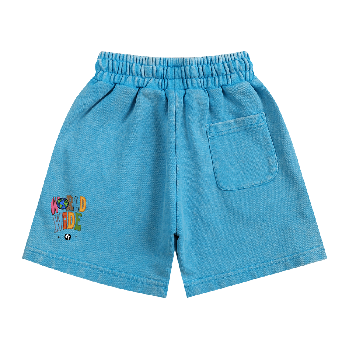 CashFlow Kids "Skool Kidz" Snow Washed Shorts