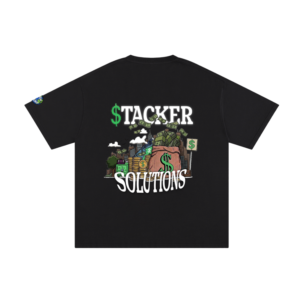 "Stacker Solutions" Unisex Pure Cotton T-Shirt