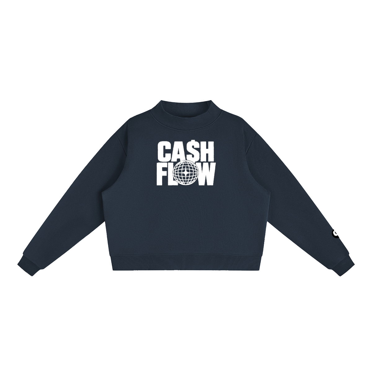"CashFlow Worldwide" Essential Fleece Neck Crew Sweatshirt