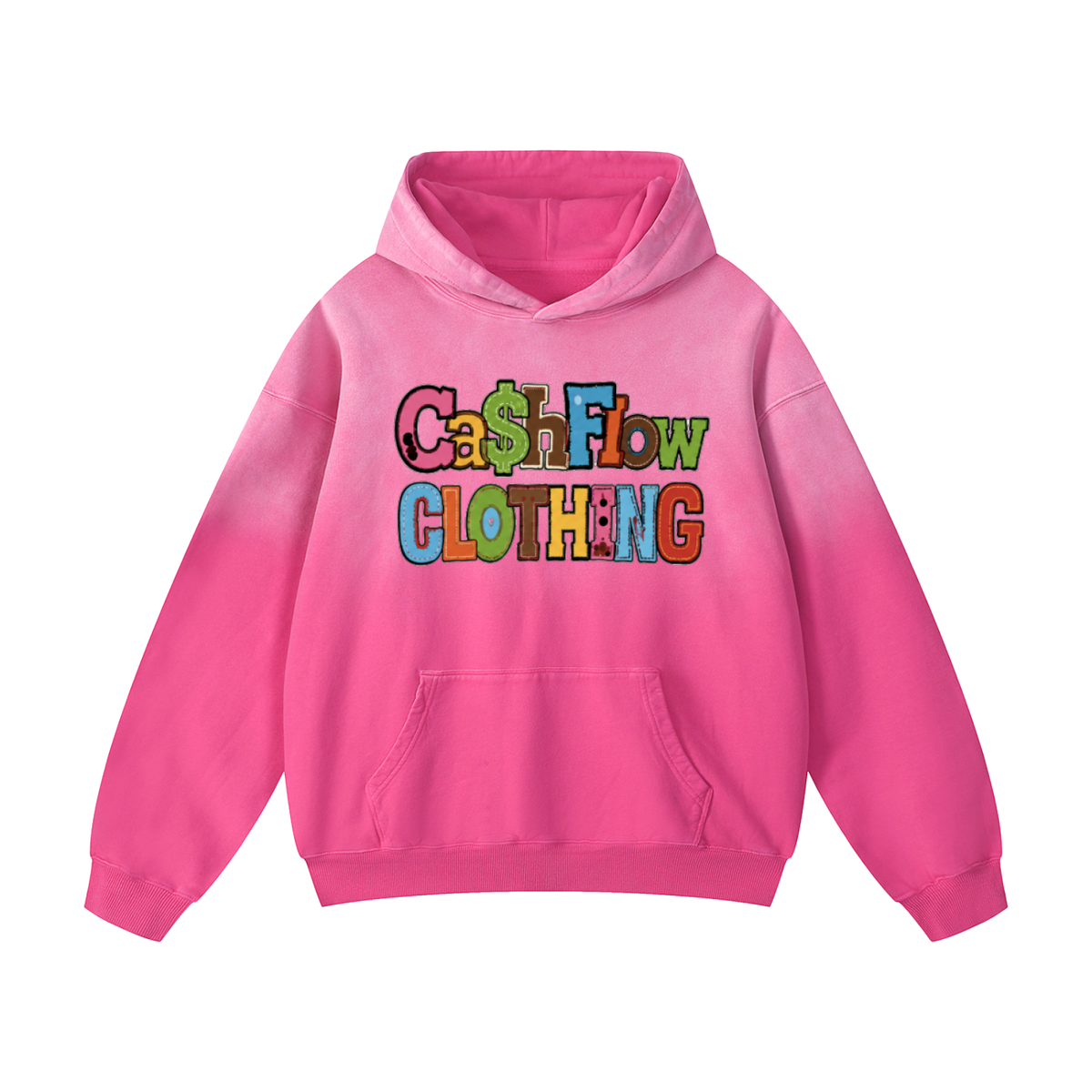 "Skool Kidz" Heavyweight Sunfade Oversized Pullover Hoodie