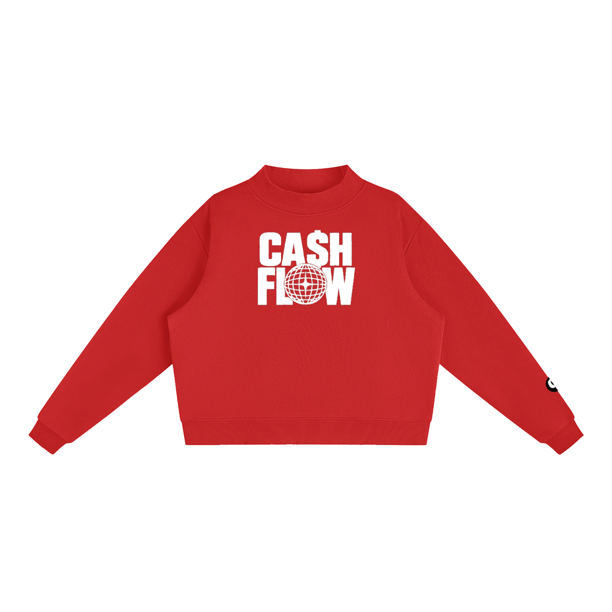 "CashFlow Worldwide" Essential Fleece Neck Crew Sweatshirt