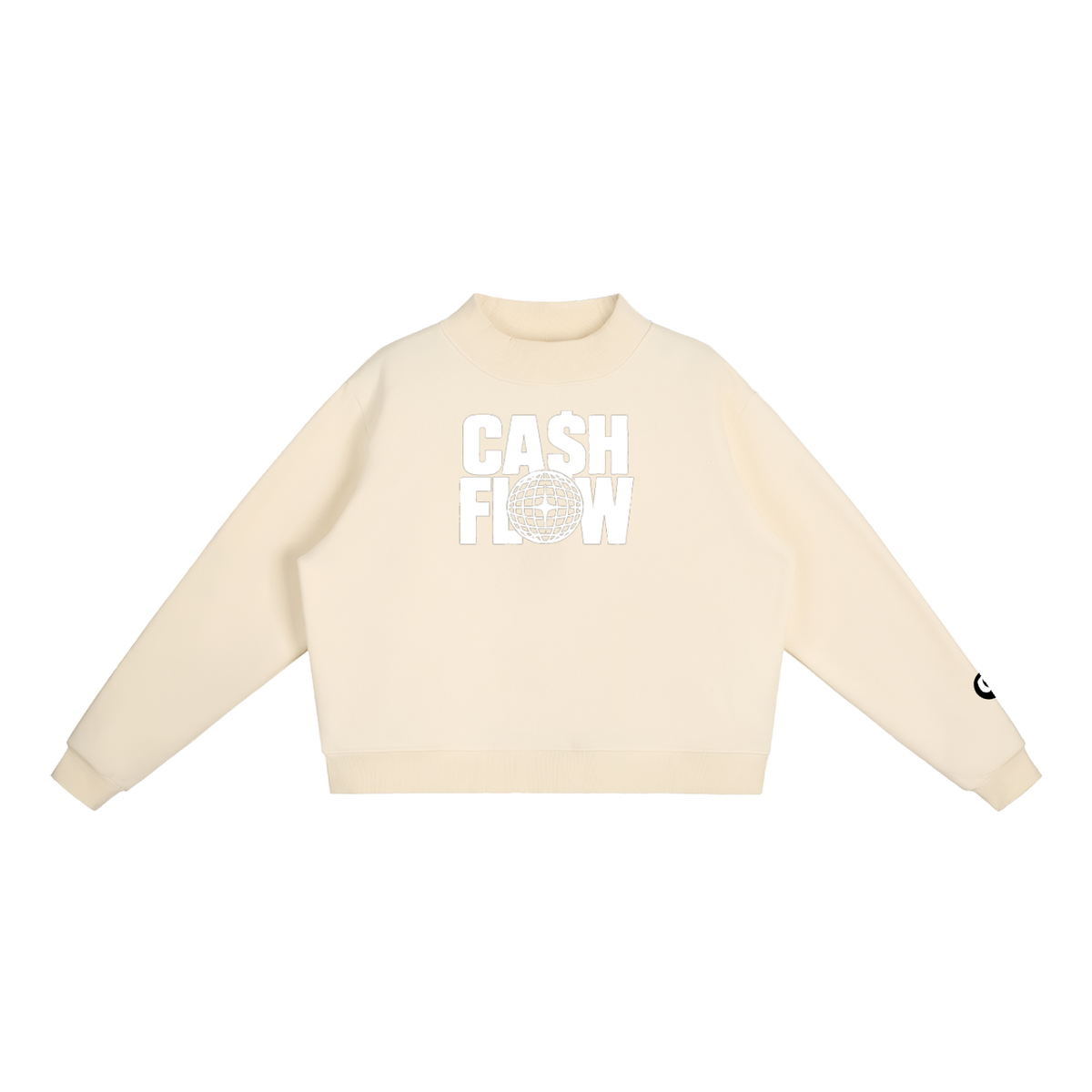 "CashFlow Worldwide" Essential Fleece Neck Crew Sweatshirt