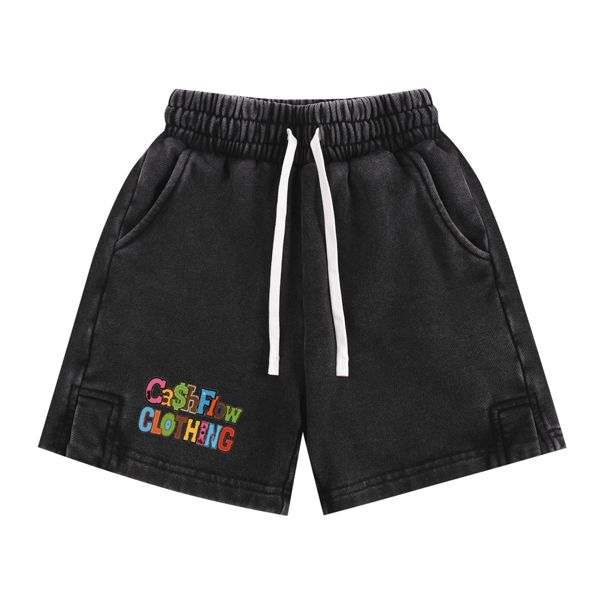 CashFlow Kids "Skool Kidz" Snow Washed Shorts