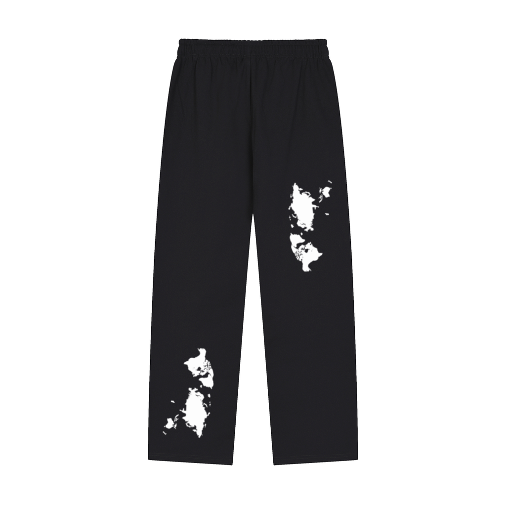 "CashFlow WorldWide" Solid Color Straight-Leg Sweatpants
