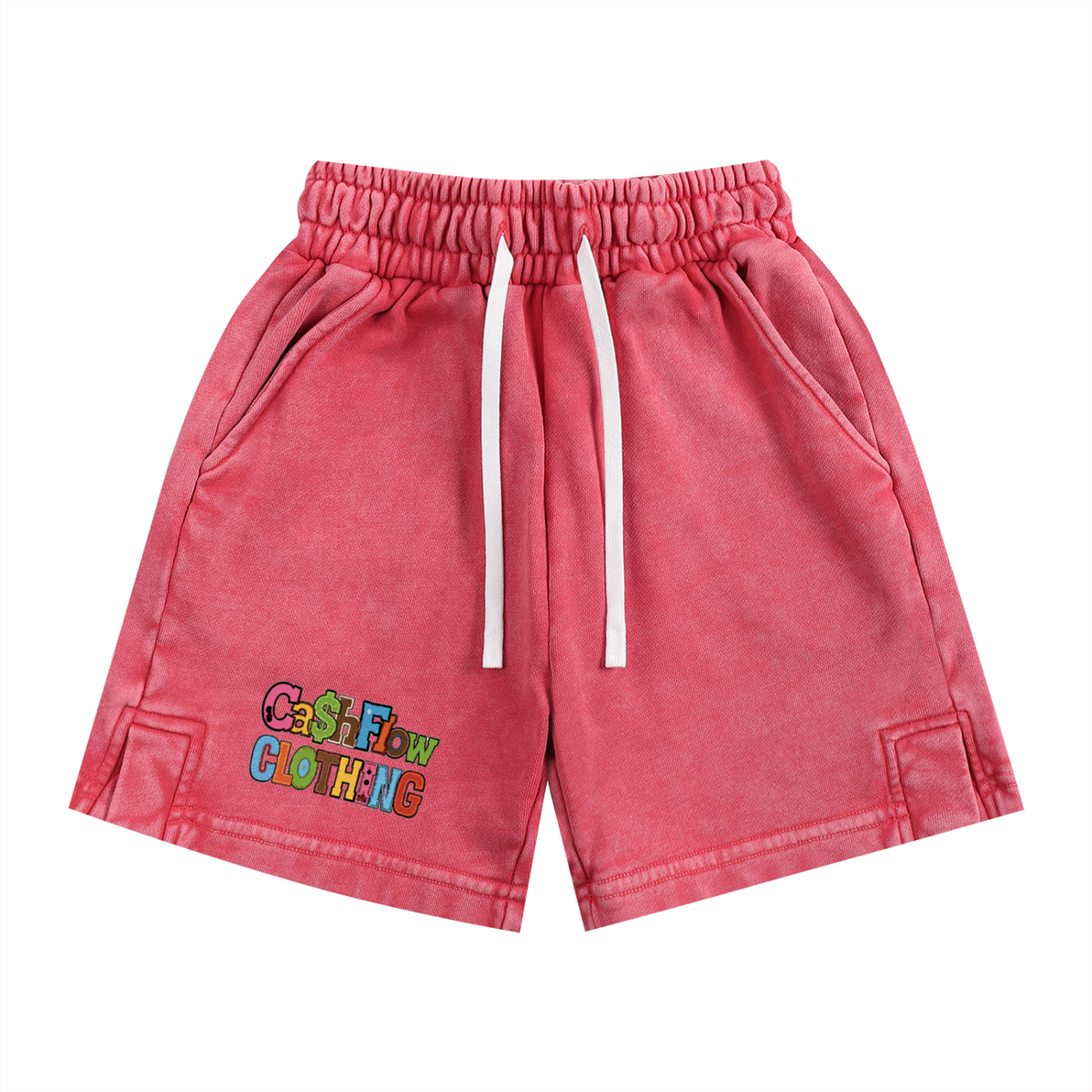 CashFlow Kids "Skool Kidz" Snow Washed Shorts