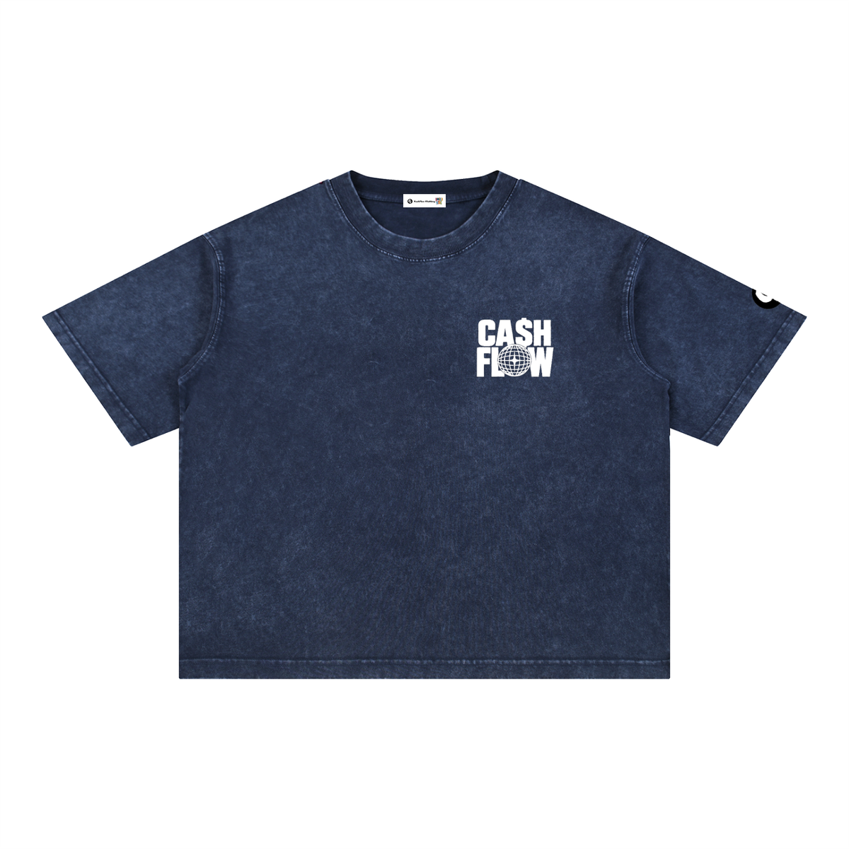 "CashFlow Worldwide"  Acid Wash T-Shirt