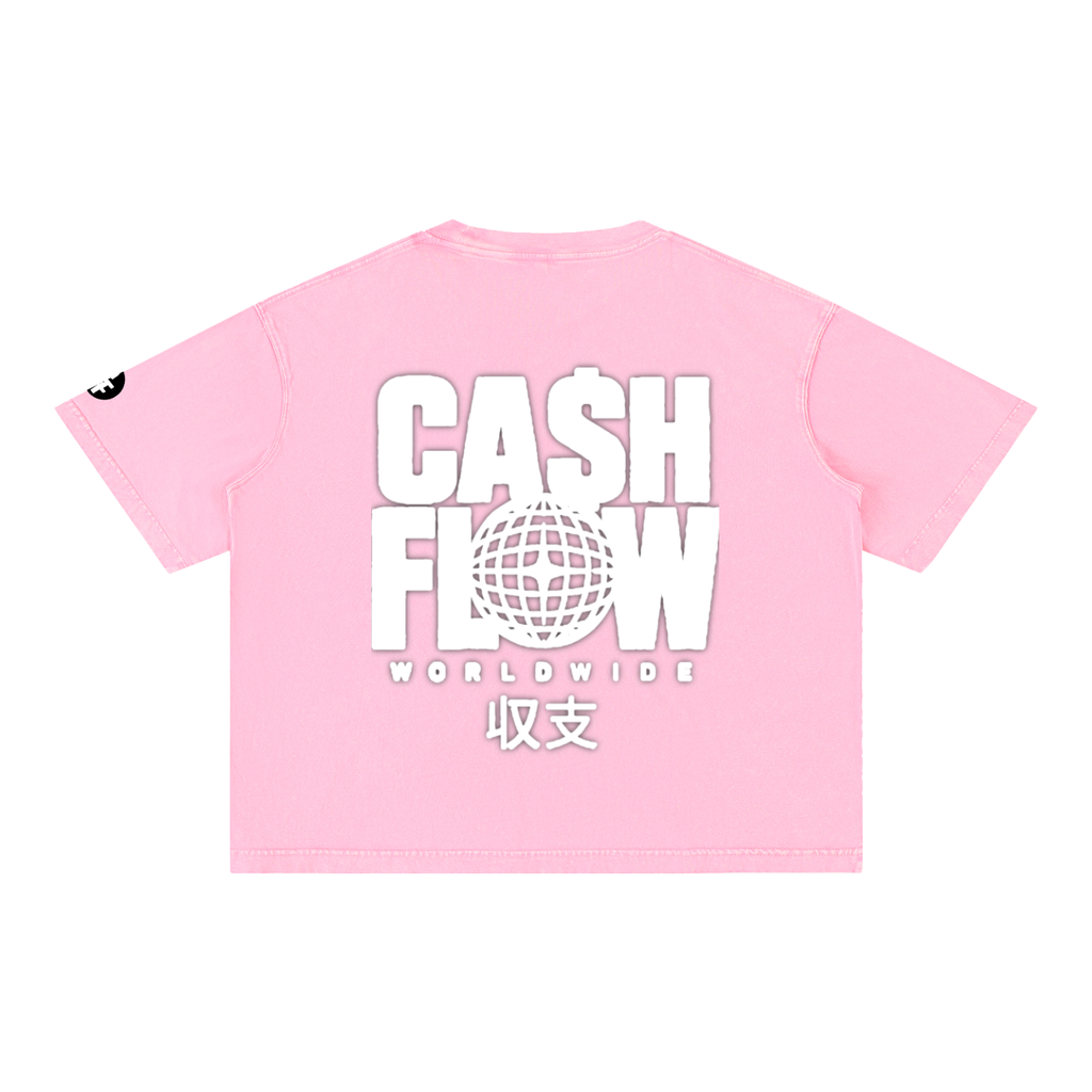 "CashFlow Worldwide"  Acid Wash T-Shirt