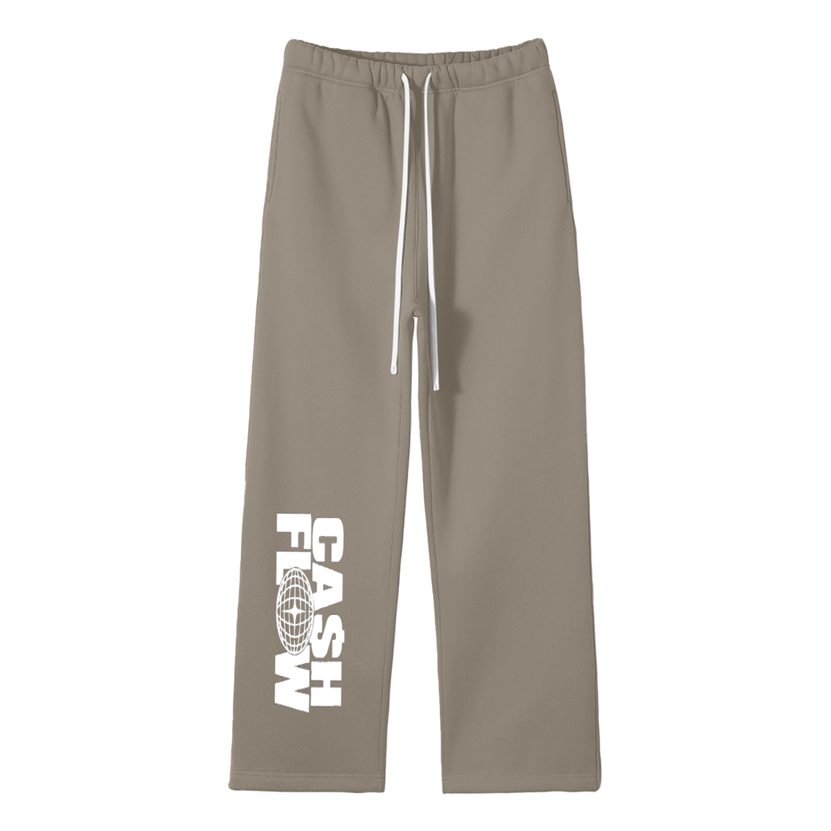 "CashFlow WorldWide" Fleece Straight Leg Pants