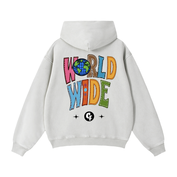 "Skool Kidz" Sun Washed Zip Hoodie