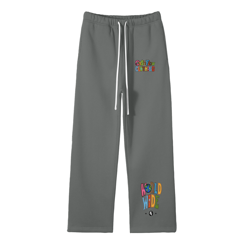 "Skool Kidz" Adult Unisex Solid Color Fleece Straight Leg SweatPants