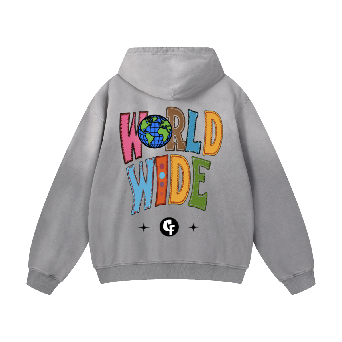 "Skool Kidz" Heavyweight Sunfade Oversized Pullover Hoodie