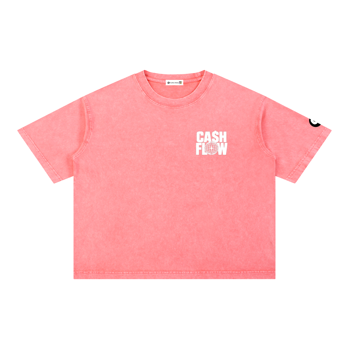 "CashFlow Worldwide"  Acid Wash T-Shirt