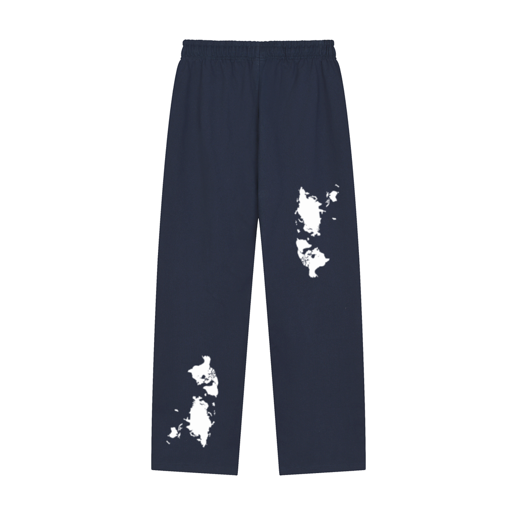 "CashFlow WorldWide" Solid Color Straight-Leg Sweatpants