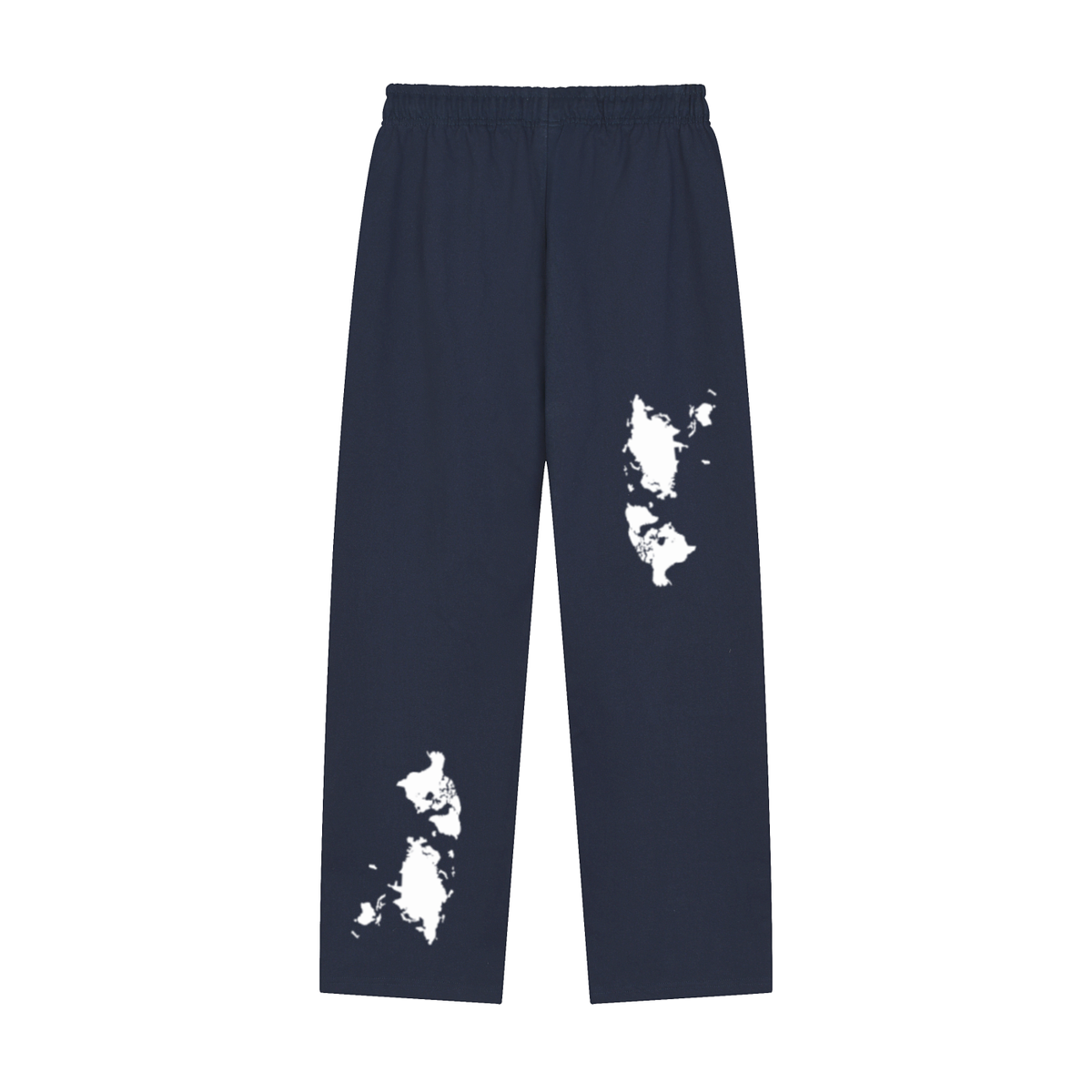 "CashFlow WorldWide" Solid Color Straight-Leg Sweatpants