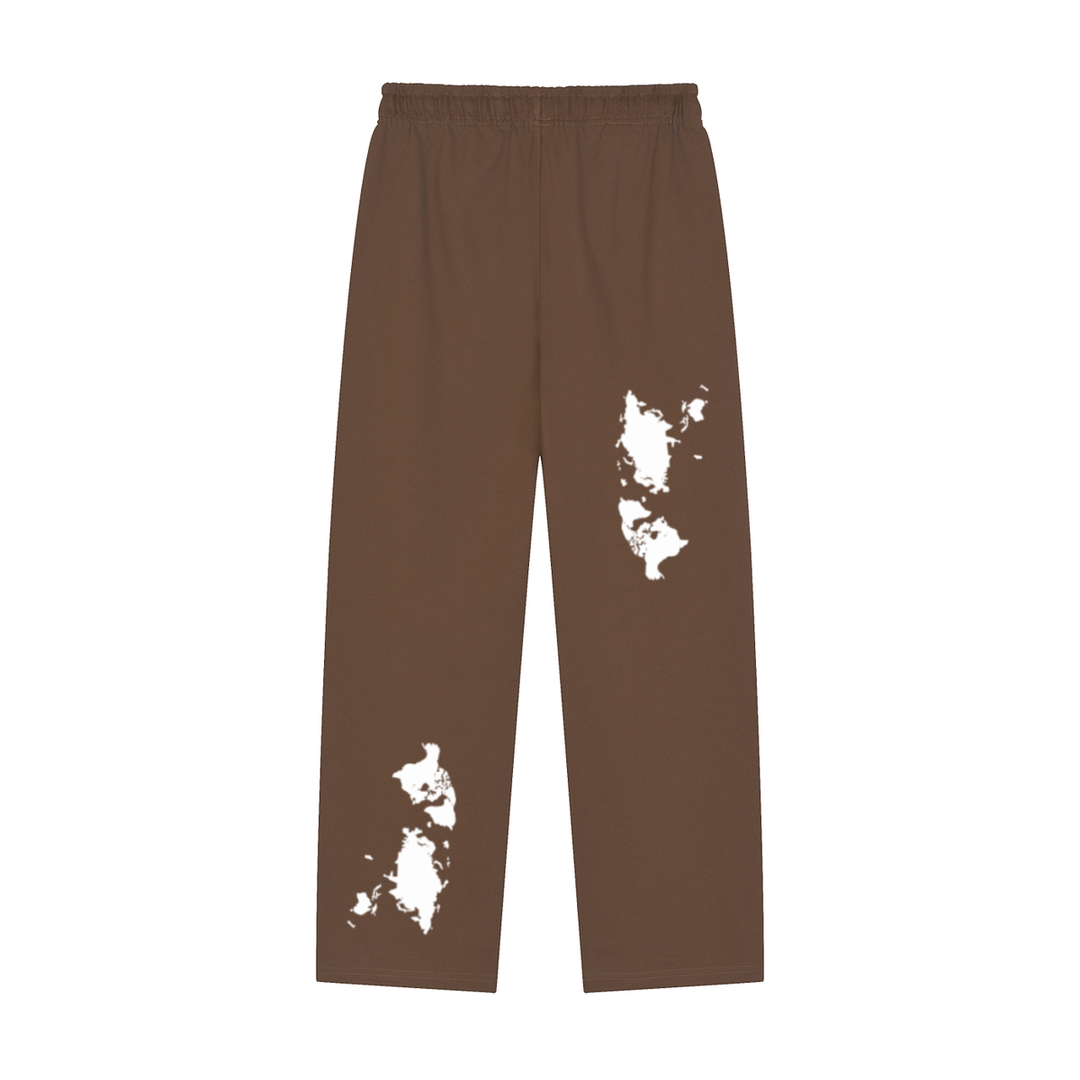 "CashFlow WorldWide" Solid Color Straight-Leg Sweatpants