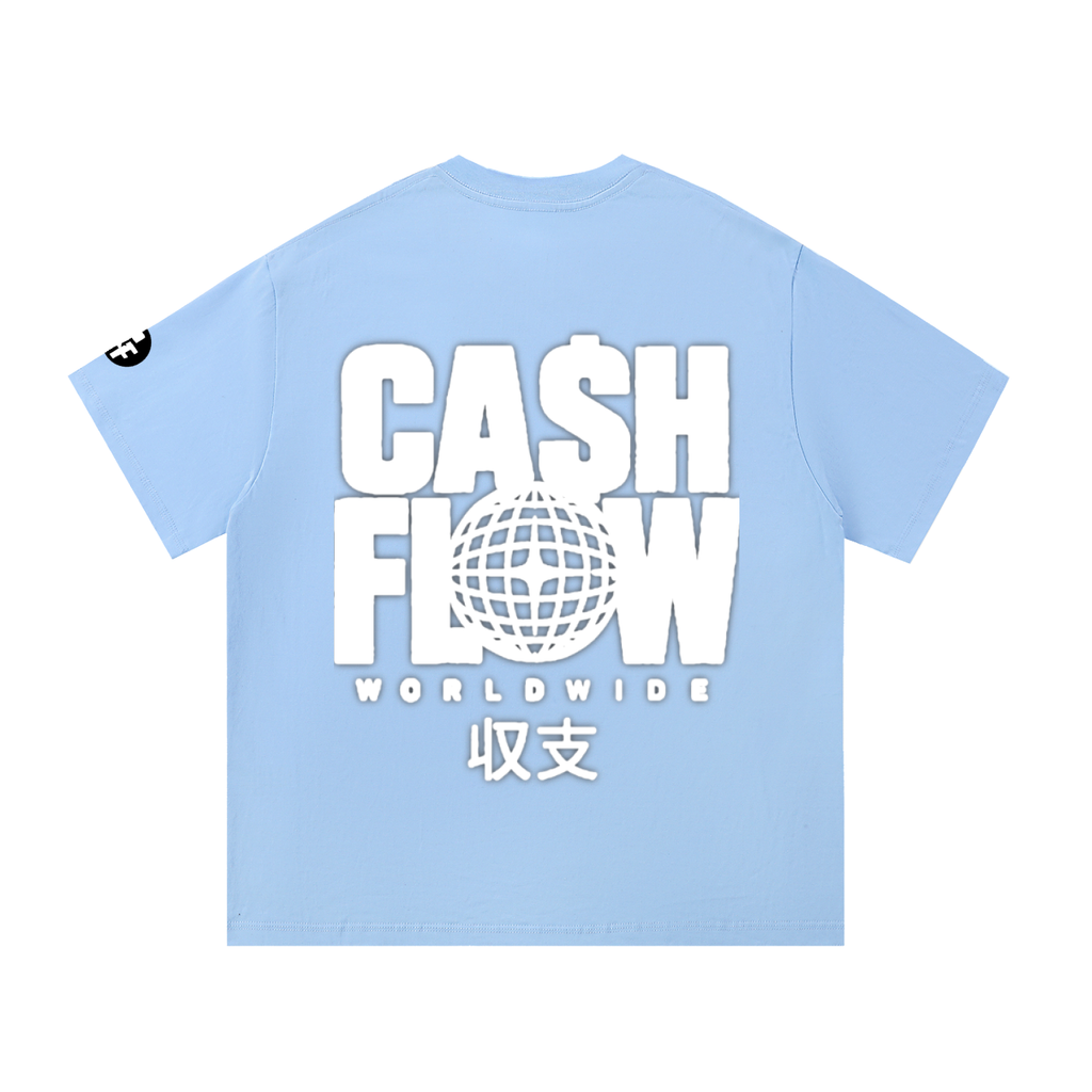 "CashFlow Worldwide" Essential Cotton T-Shirt